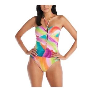 BLEU BY ROD BEATTIE Splash Out One-Piece Swimsuit NWT